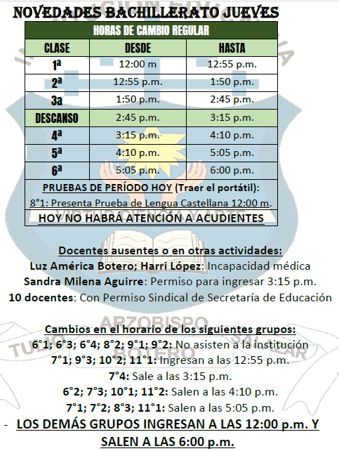 HORARIO